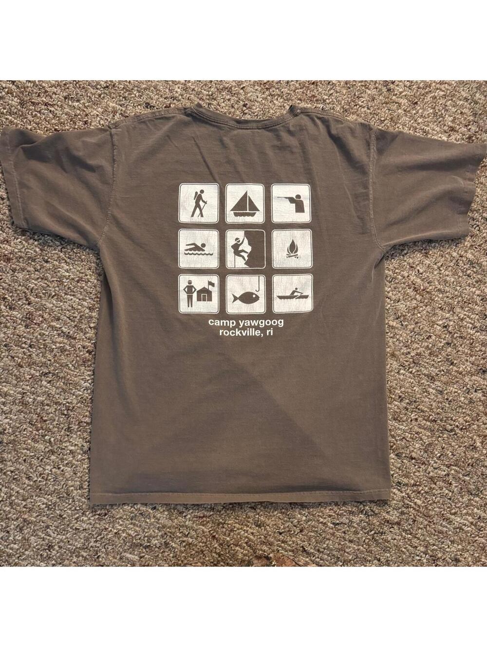 Vintage Camp Yawgoog Graphic T-Shirt Rockville RI Size Large
